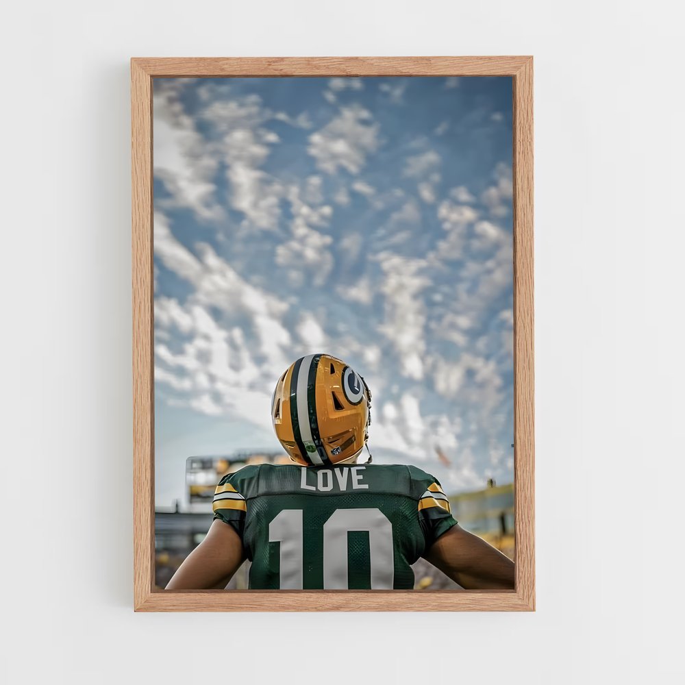 Poster Green Bay American Esprit vibrant (vue 4)